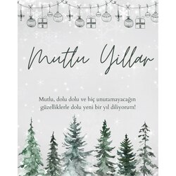 YENİ YIL TEBRİK KARTI