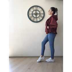 Bordo Renk Standart Beden Ceket
