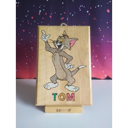 Tom Ahşap Yakma Tablo⁣ ⁣