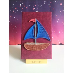 Yelkenli Gemi String Art