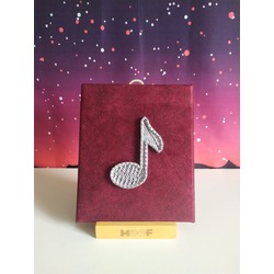 Nota String Art Tablo