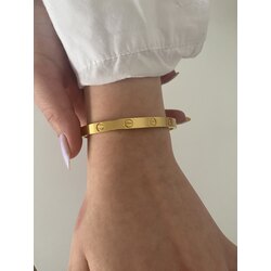 Çelik Cartier Bileklik Taşlı ve Taşsız 