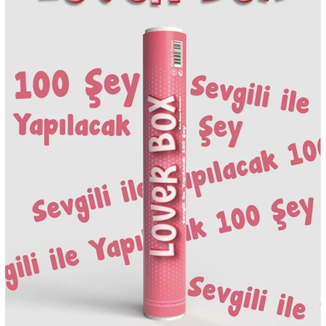 Lover Box Sevgili ile yapılacak 100 Şey
