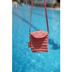 Pembe omuz çantası 