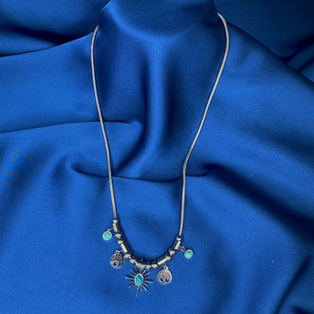 Yaşam Ağacı Sembollü Silver Kolye