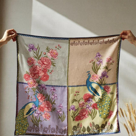Hasbahçe İpek Fular 70x70 cm