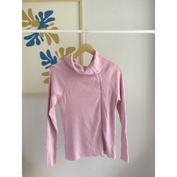Vintage pembe fermuarlı 