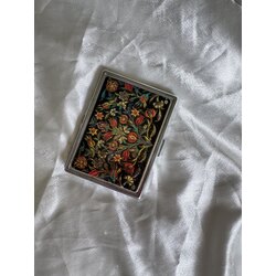 Vintage çiçek desenli sigaralık 