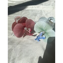 Pembe Çiçekli toka 