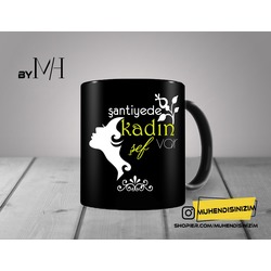 Kadın Şef / Siyah Kupa