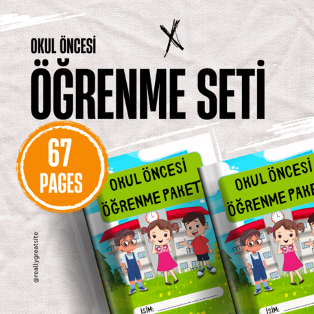 OKUL ÖNCESİ ÖĞRENME SETİ