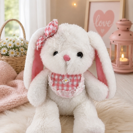 SEVİMLİ PELUŞ TAVŞAN ( 40 cm )