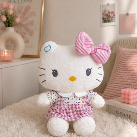 ELBİSELİ HELLO KİTTY TATLIŞ PELUŞ 30 CM