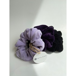 3'lü Set Kadife Scrunchie