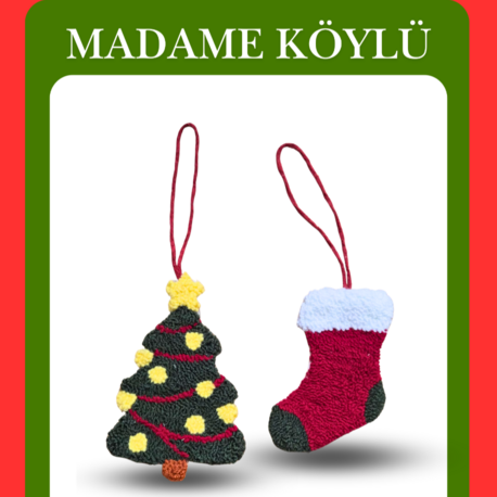 2'li Ağaç Süsü