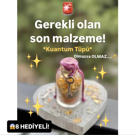 Kuantum Servet FİNAL Tüpü** -Ev Araba - Dilek - İstek! ŞART OLAN SON MALZEME… OLMAZSA OLMAZ!