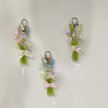 Flower bouquet Keychain 