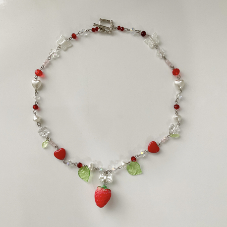 Strawberry necklace 