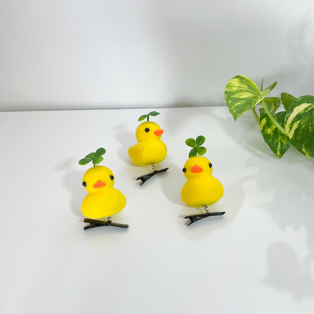 Sprouting duck Hair Clip