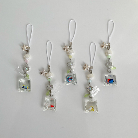 Fish bag trinket 