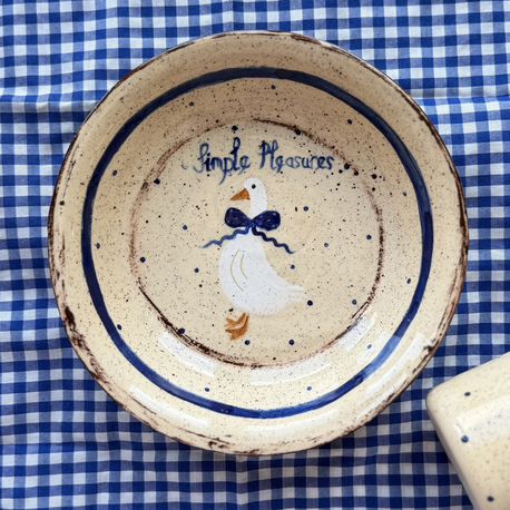Duck Yemek Tabağı (bej) ön sipariş 