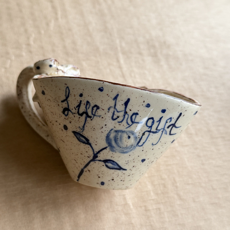 Vintage Rose Cup (bej) 