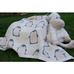 Organik Bebek Battaniyesi // 4 Kat Müslin - Pinqueen - Organic Baby Blanket // 4 layers musline