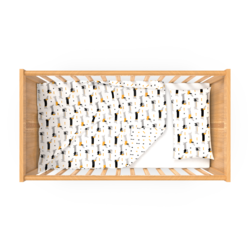 Organik Bebek Nevresim Takımı - Sosis Köpek (GOTS sertifikalı) // Organic Baby Duvet Cover Set (GOTS