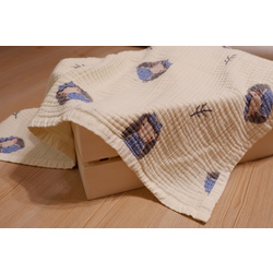 Organik Bebek Battaniyesi // 4 Kat Müslin Mrs Mellow - Organic Baby Blanket // 4 layers musline