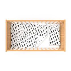 Organik Bebek Nevresim Takımı - Kedi (GOTS sertifikalı) // Organic Baby Duvet Cover Set (GOTS certif
