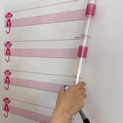 Kılavuz Çizgili Yazı Tahtası Folyosu (Statik Kağıt) Yeni Müfredat 56 X 100