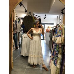 Askılı İtalyan Pamuklu Elbise