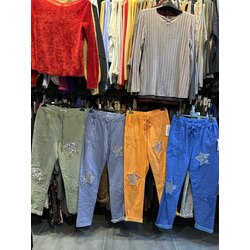 Full Likralı Yıldız Payetli Pantolon