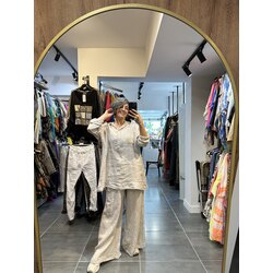 Keten Tunik Bluz
