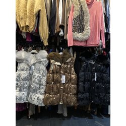 Batik Yaldızlı Kapşonlu Yelek