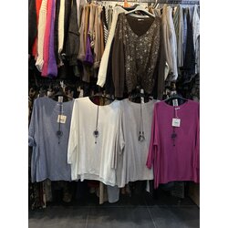Angora Kolyeli Oversize Bluz
