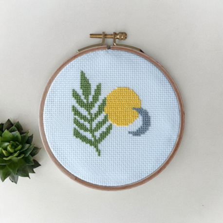 Abstract Serisi No:3 Botanical Boho Raf veya Duvar Aksesuarı