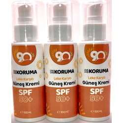 90S GÜNEŞ KREMİ 50 SPF. 100 ml