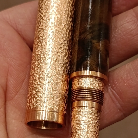 bakır ve ceviz ağacı bespoke kalem