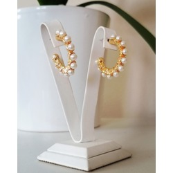 İnci Gold Küpe 