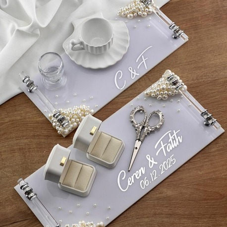 Yüzük Tepsisi & Damat Tepsisi