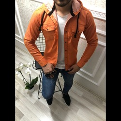 Gabardin Cepli Kapşonlu Gömlek Toptan Satış