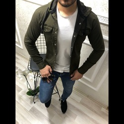 Gabardin Cepli Kapşonlu Gömlek Toptan Satış