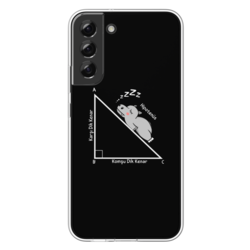 Siyah arka fon uyuyan hipotenüs 