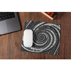 Matematik Girdabı Siyah Zemin Mousepad 