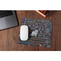 Matematik Formülleri ve Kedi Mousepad 