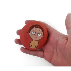 Morty Resimli Taş