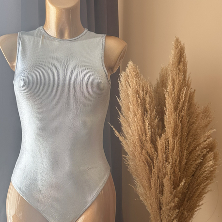 Gümüş Bodysuit 