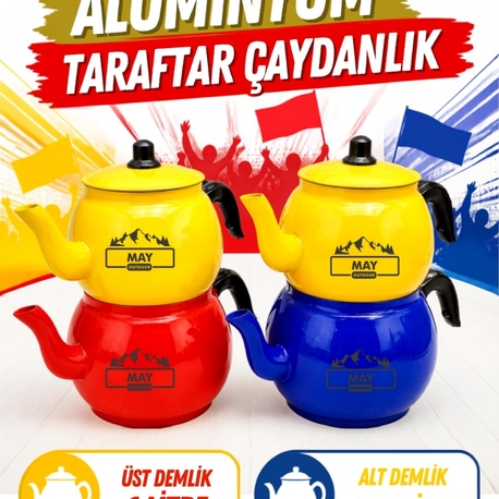 Alüminyum Taraftar Çaydanlık