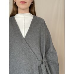 Belen Gri Kaşe Hırka